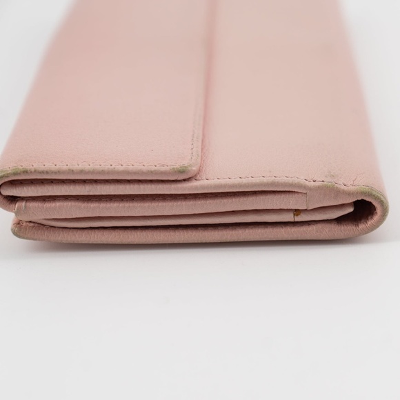 Chanel Butterfly Camellia Bifold Long Wallet Pink - Picture 11 of 14